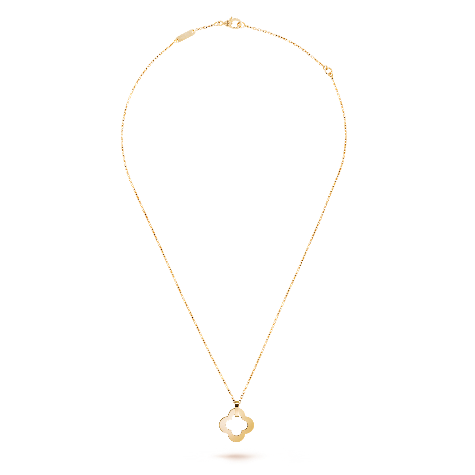 Byzantine Alhambra pendant (Yellow gold)