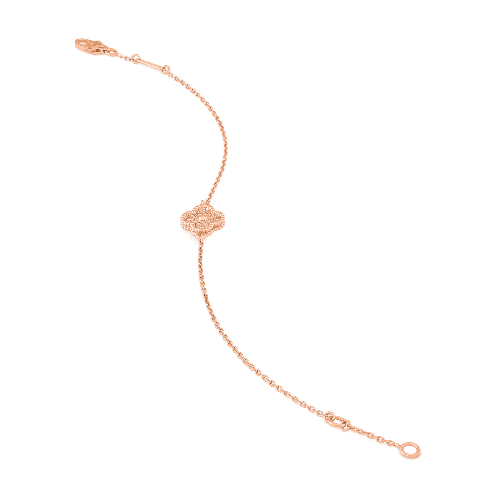 Sweet Alhambra bracelet (Rose gold)