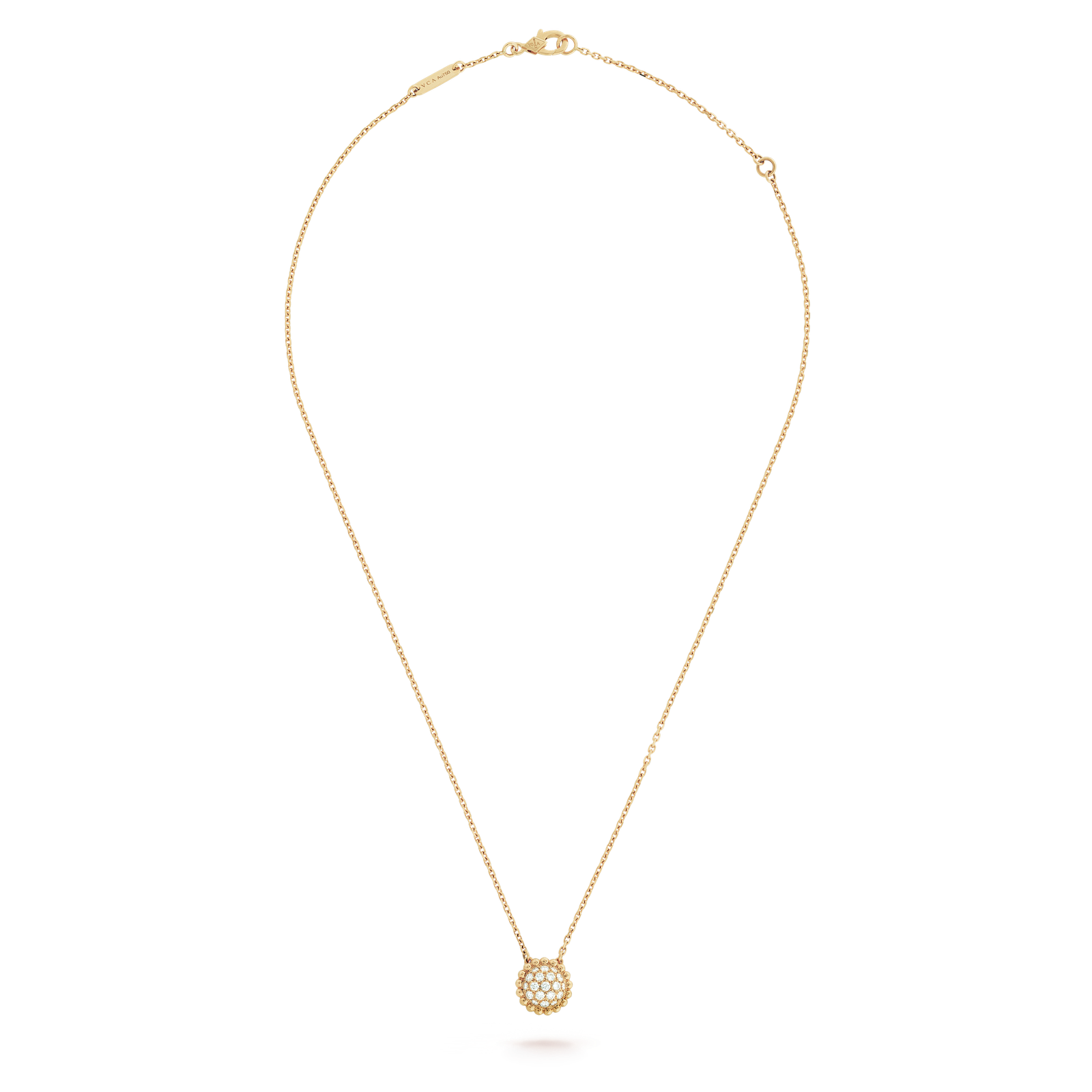 Perlée diamonds pendant