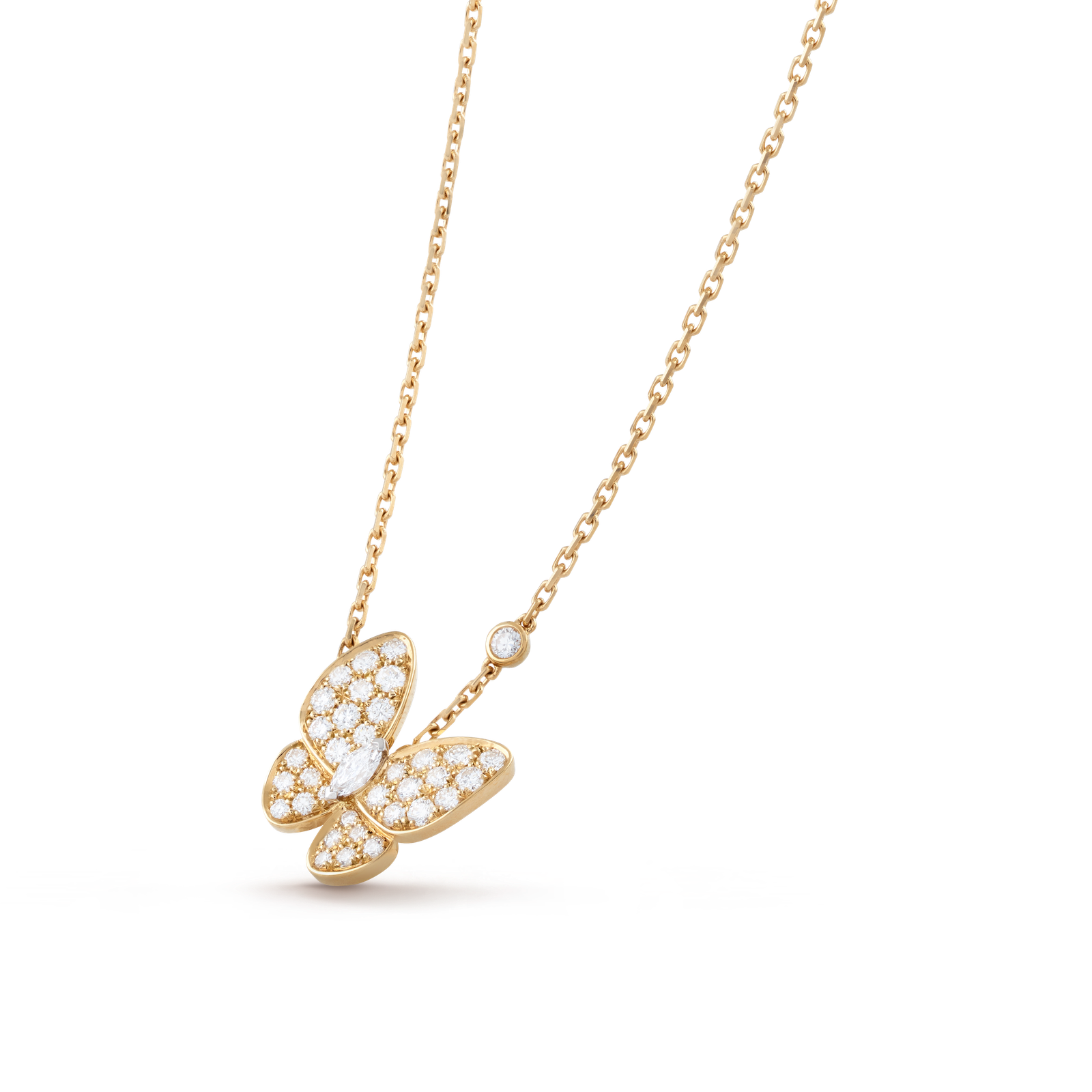 Two Butterfly pendant (Diamond)