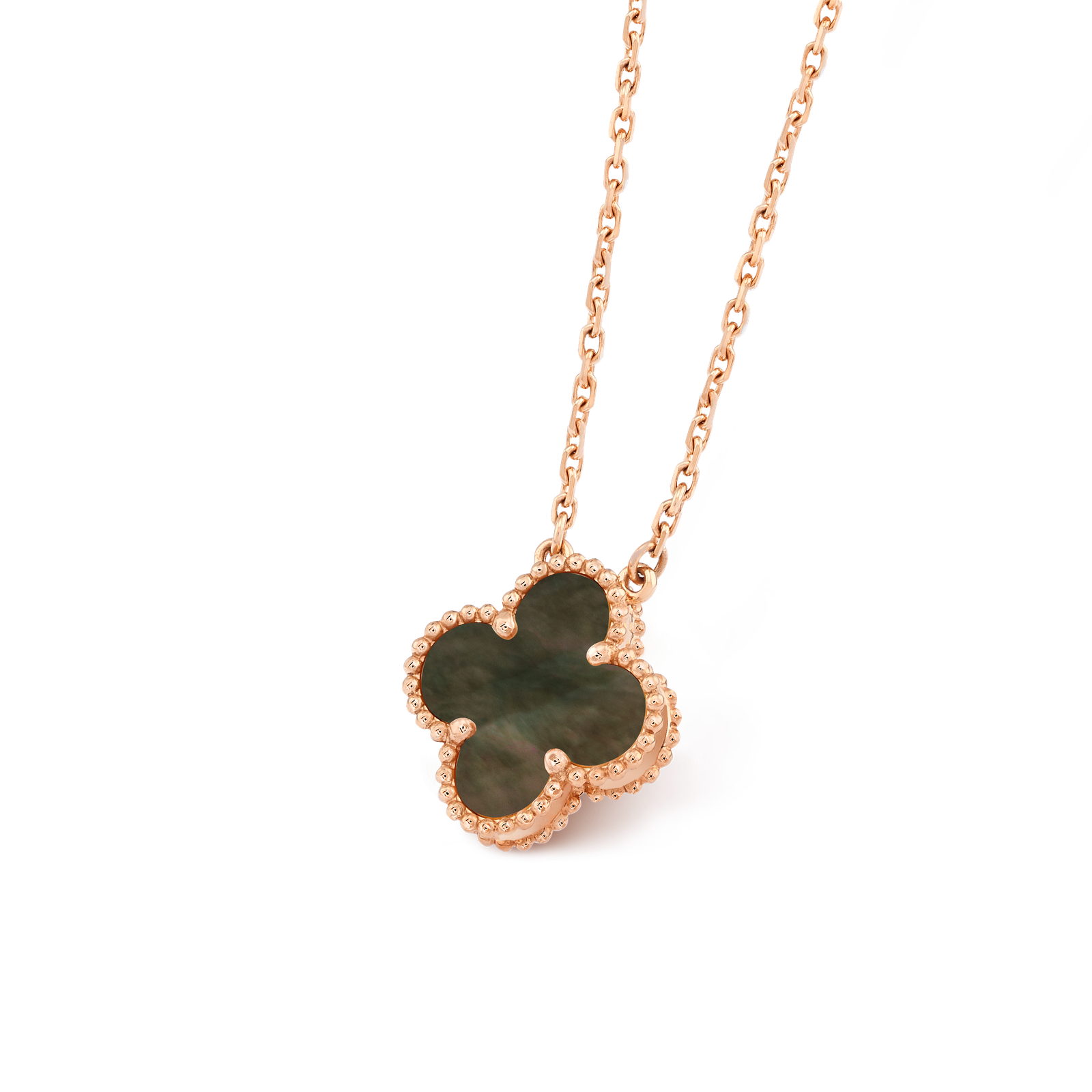 Vintage Alhambra pendant (Rose gold, Mother-of-pearl)