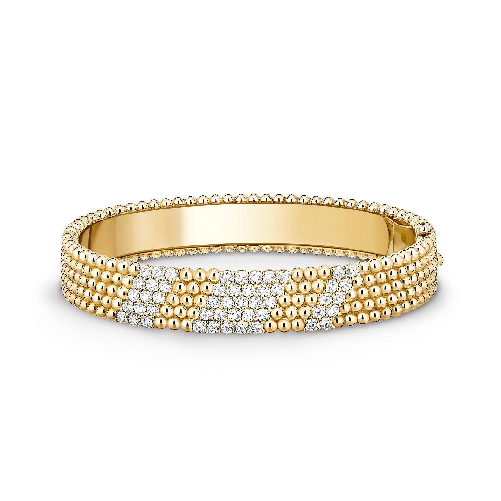 Perlée diamonds bracelet, 5 rows, medium model