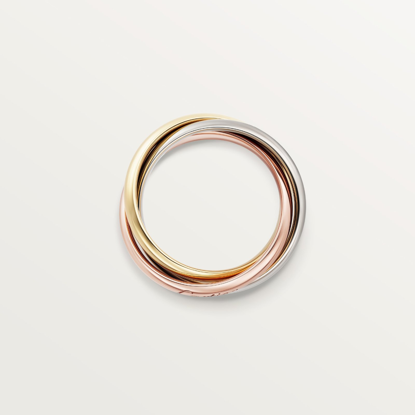 CLASSIC TRINITY RING (White gold, yellow gold, rose gold)