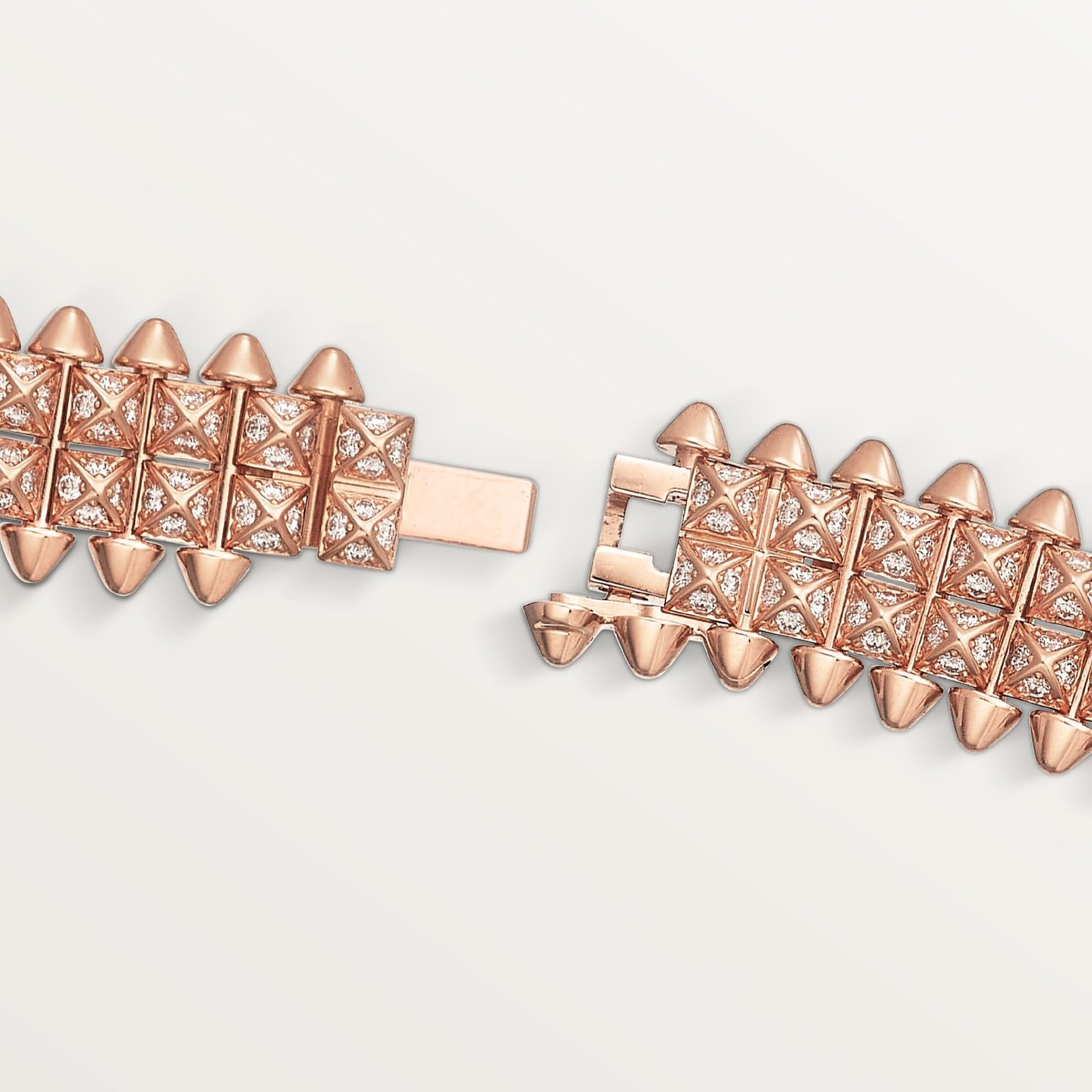 CLASH DE CARTIER BRACELET (Rose gold, Diamonds)