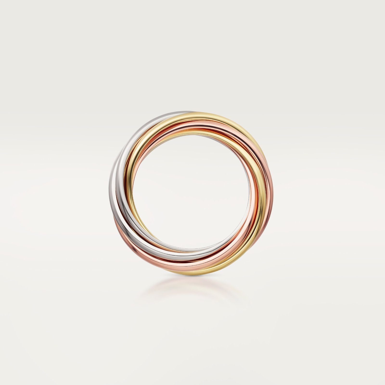 TRINITY RING (White gold, yellow gold, rose gold)