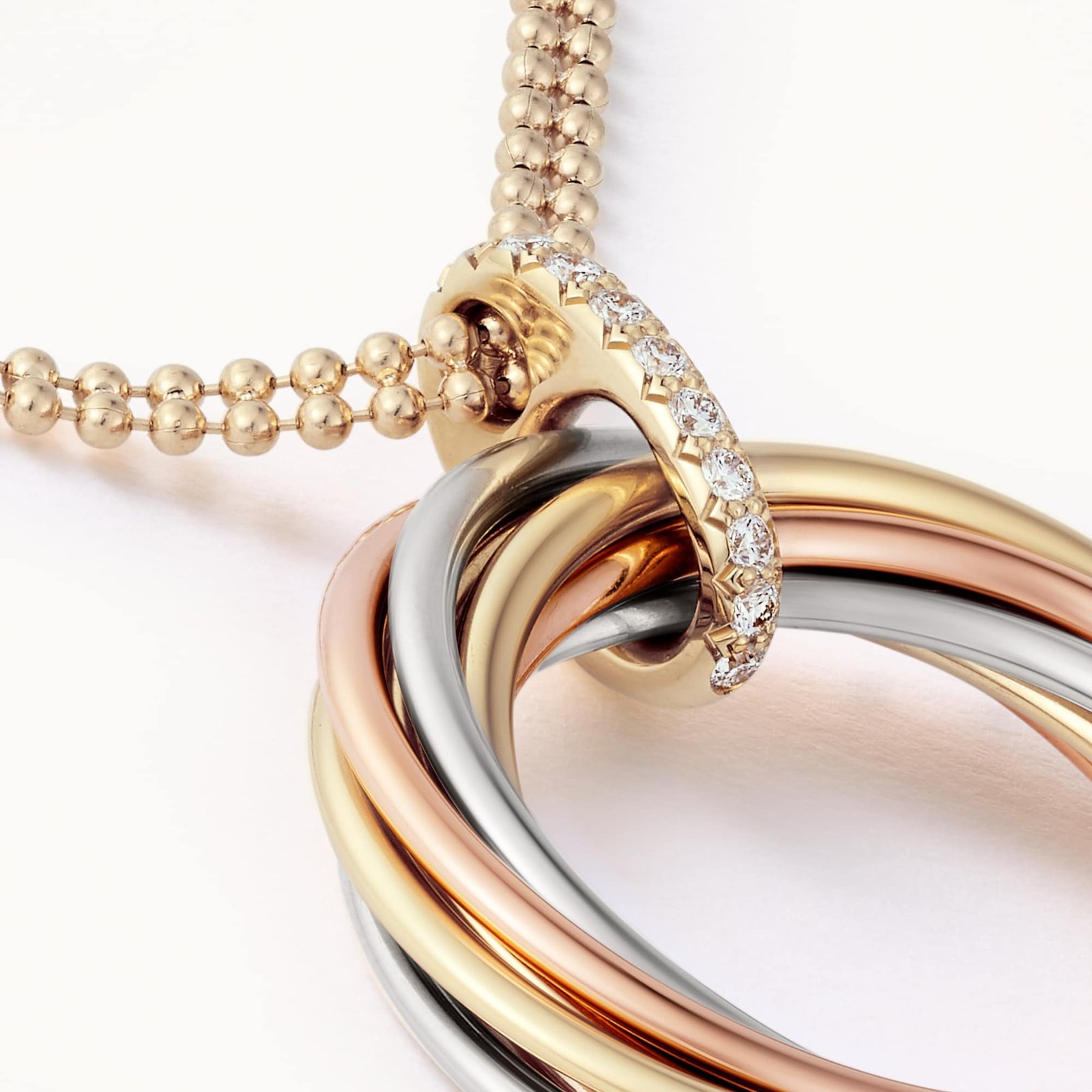 Trinity Pendant, Seven Rows