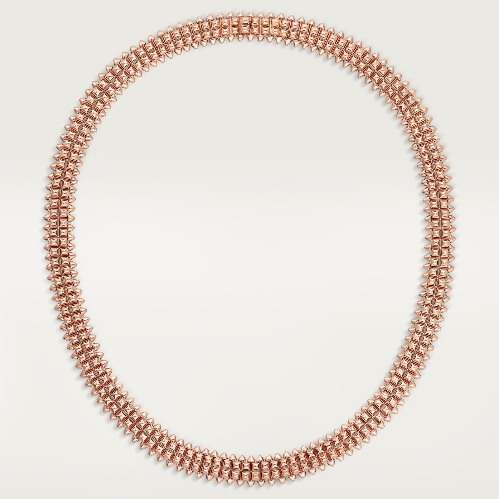 Clash de Cartier Necklace, Flexible, Double Row (Rose Gold) - Image 1