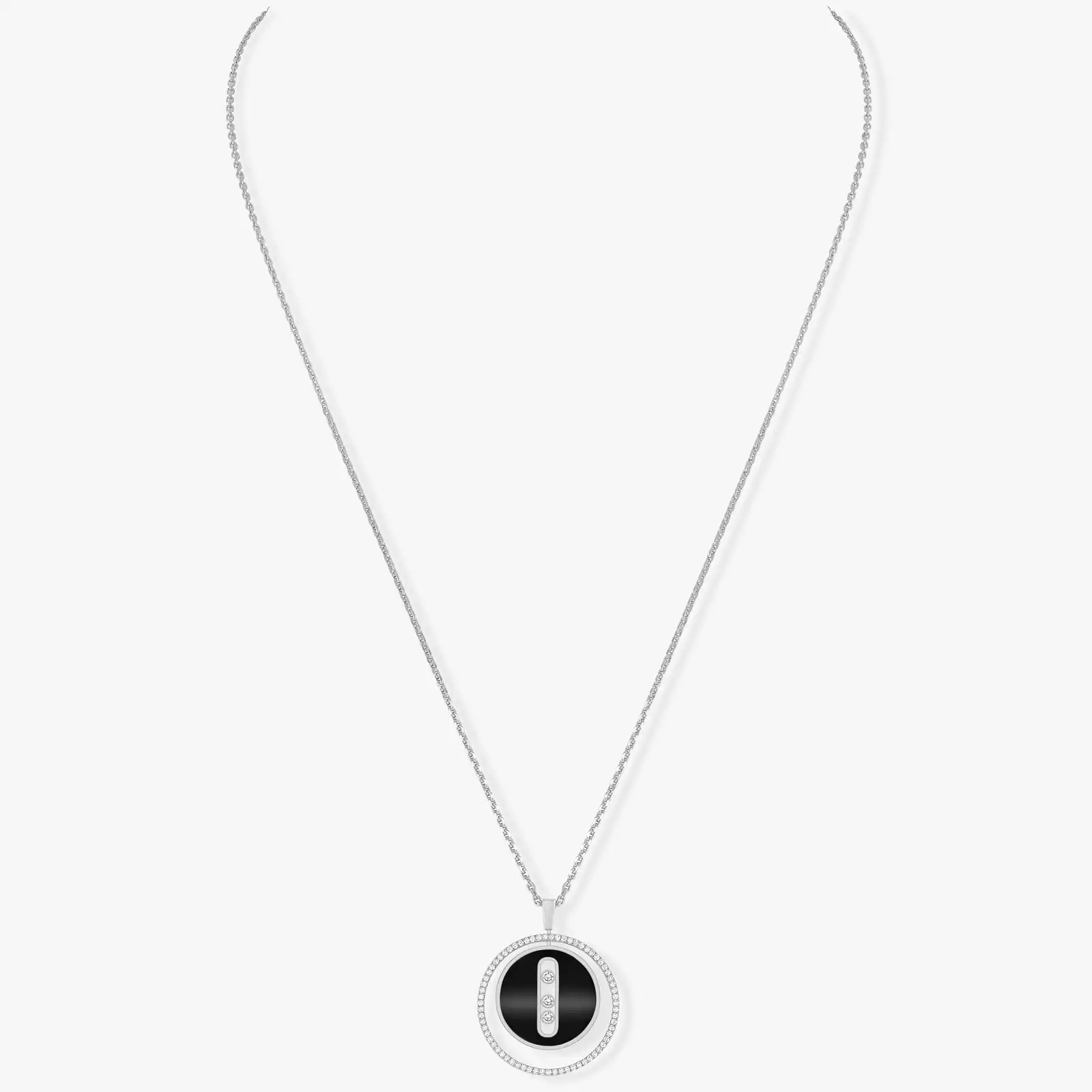 LUCKY MOVE MM Necklace (Onyx)