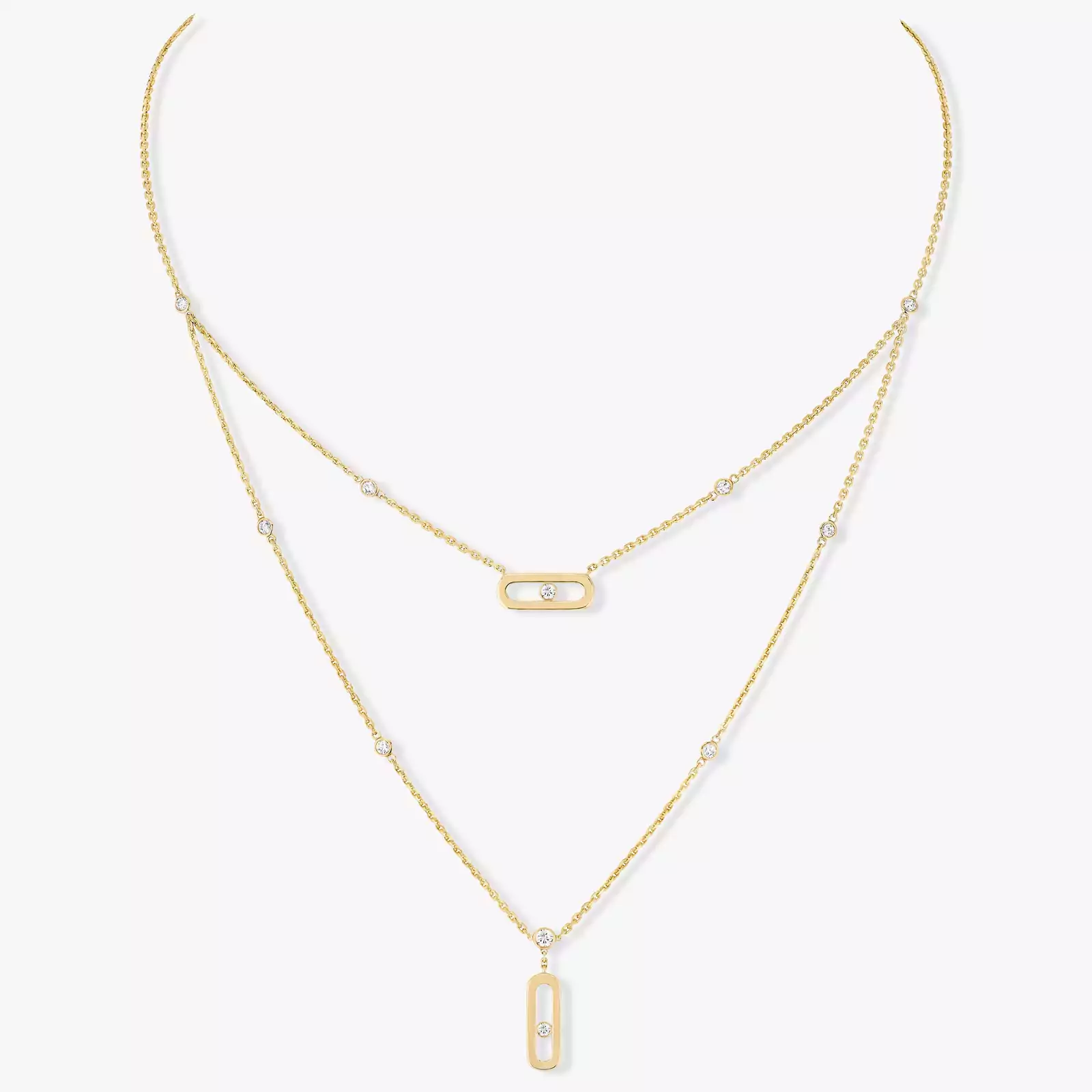 MOVE UNO 2 ROWS Necklace