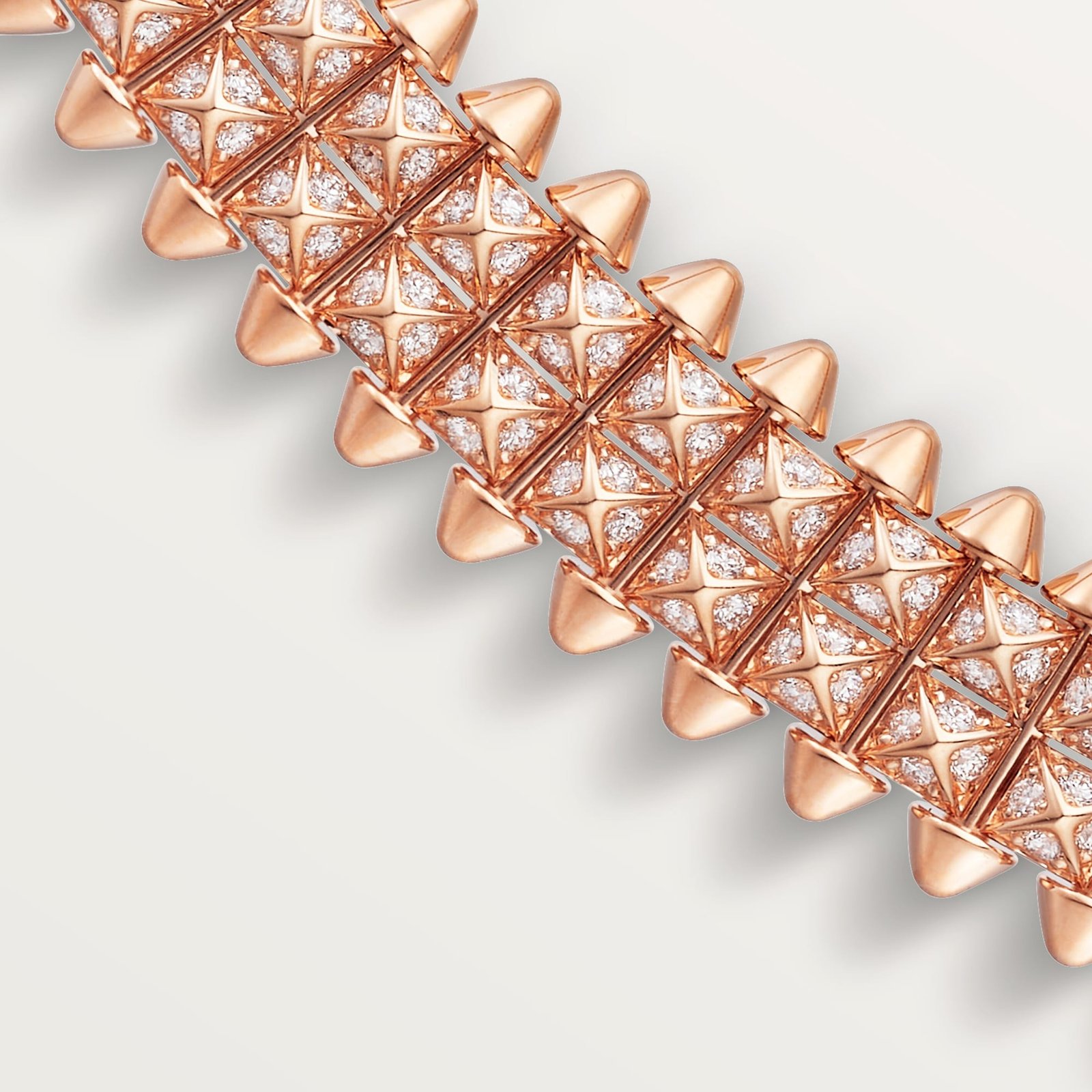 CLASH DE CARTIER NECKLACE (Rose gold, diamonds)