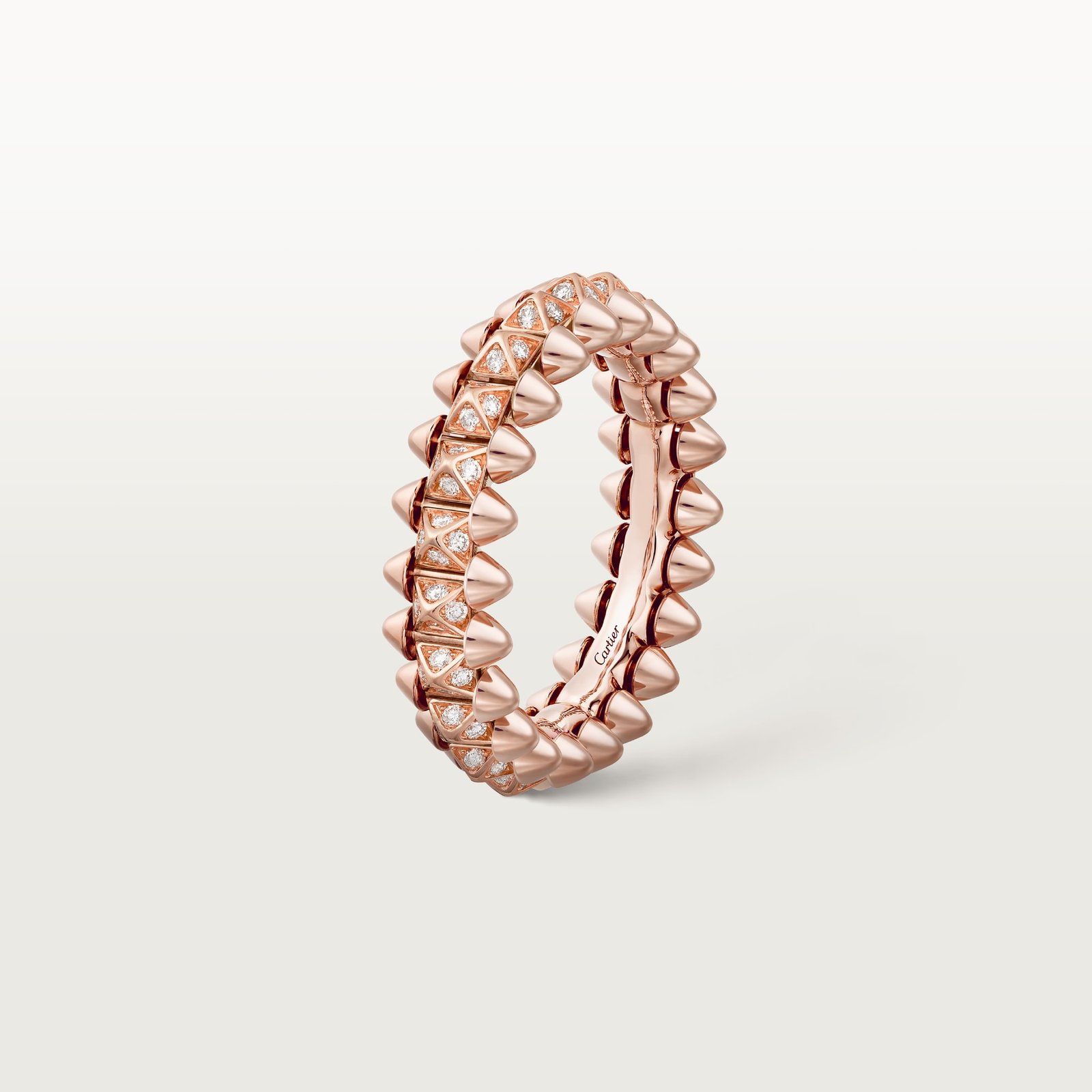 CLASH DE CARTIER RING (Rose gold, diamonds)