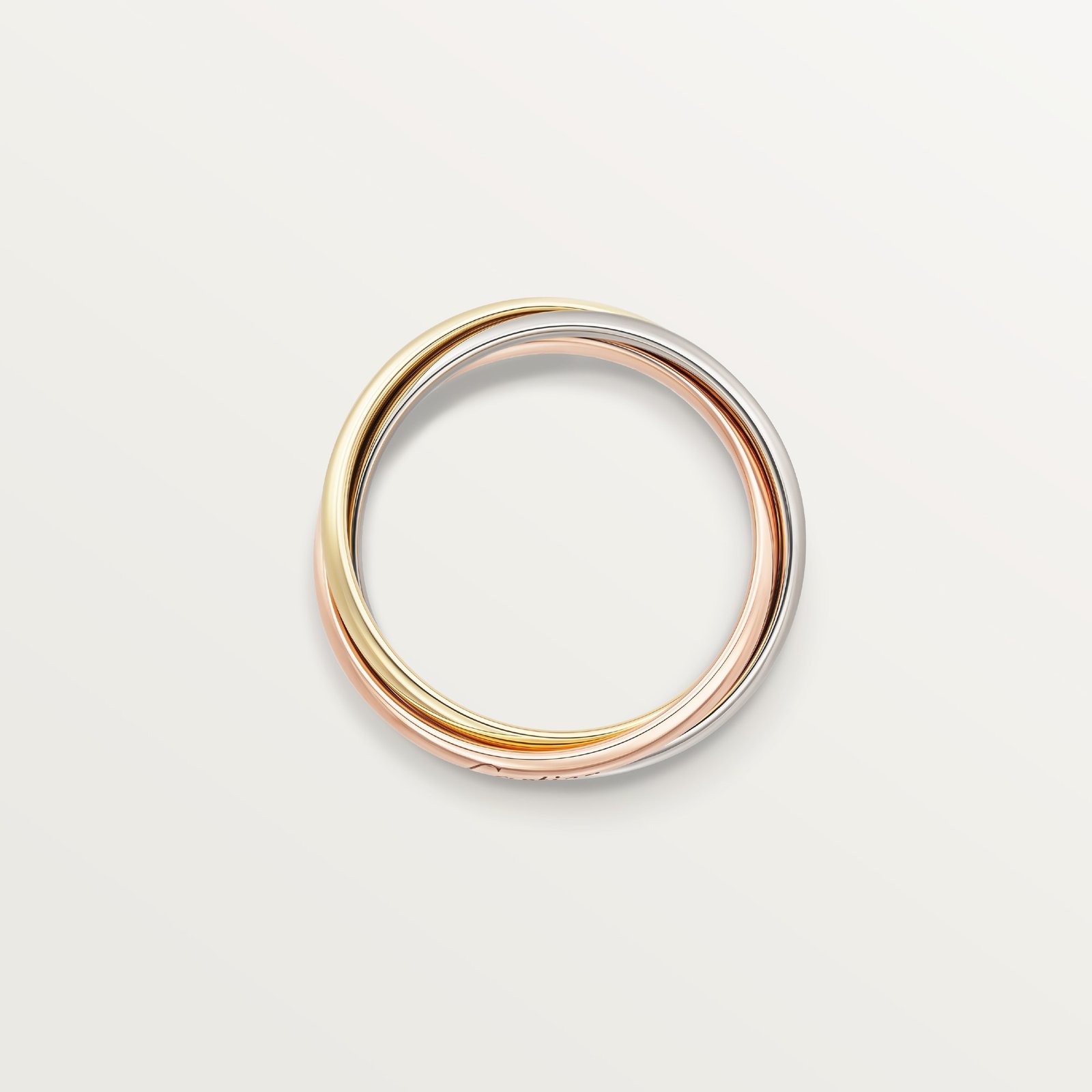 TRINITY RING, SMALL MODEL (White gold, yellow gold, rose gold)