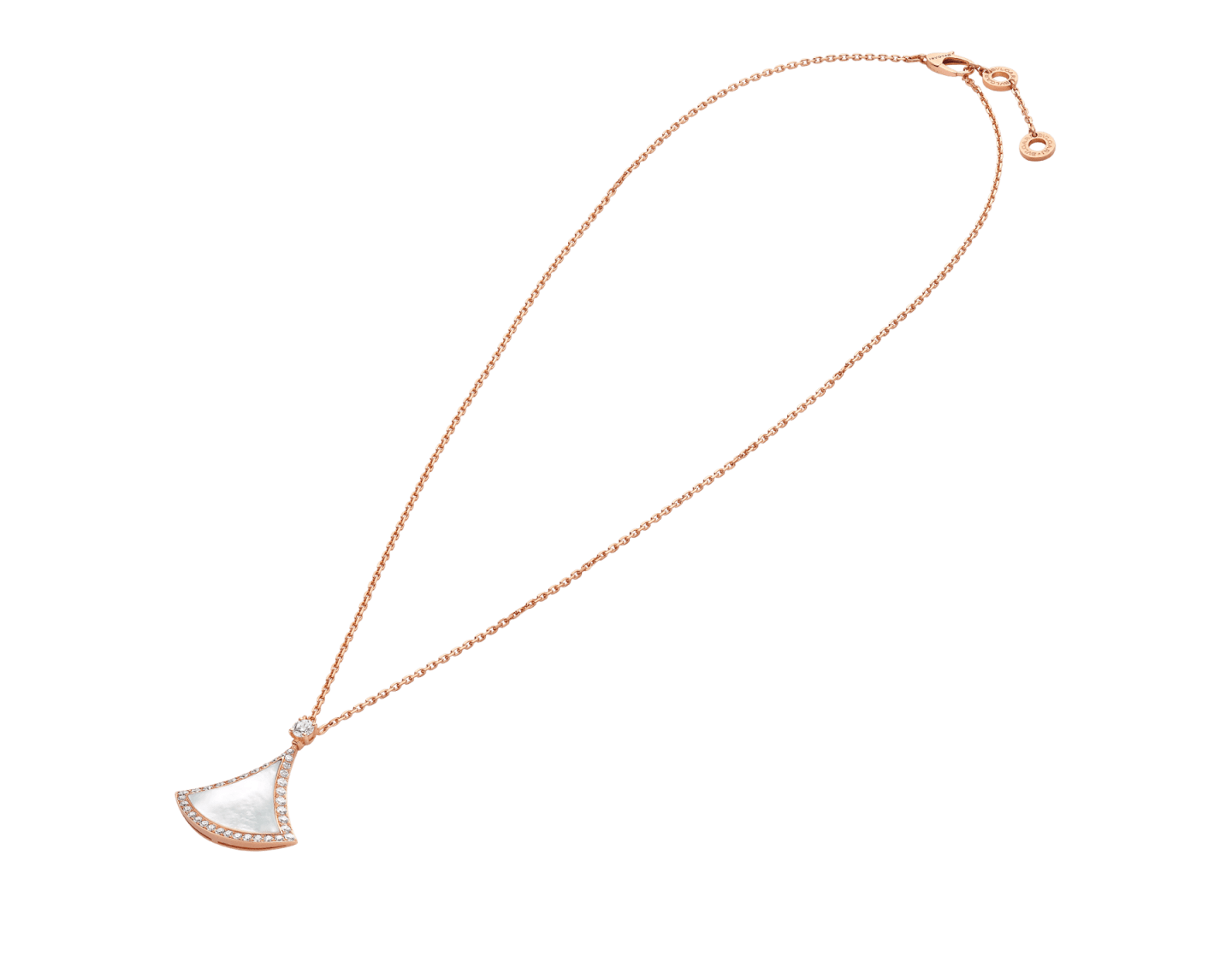 Divas' Dream Stone & Pavé Diamods Pendant Necklace