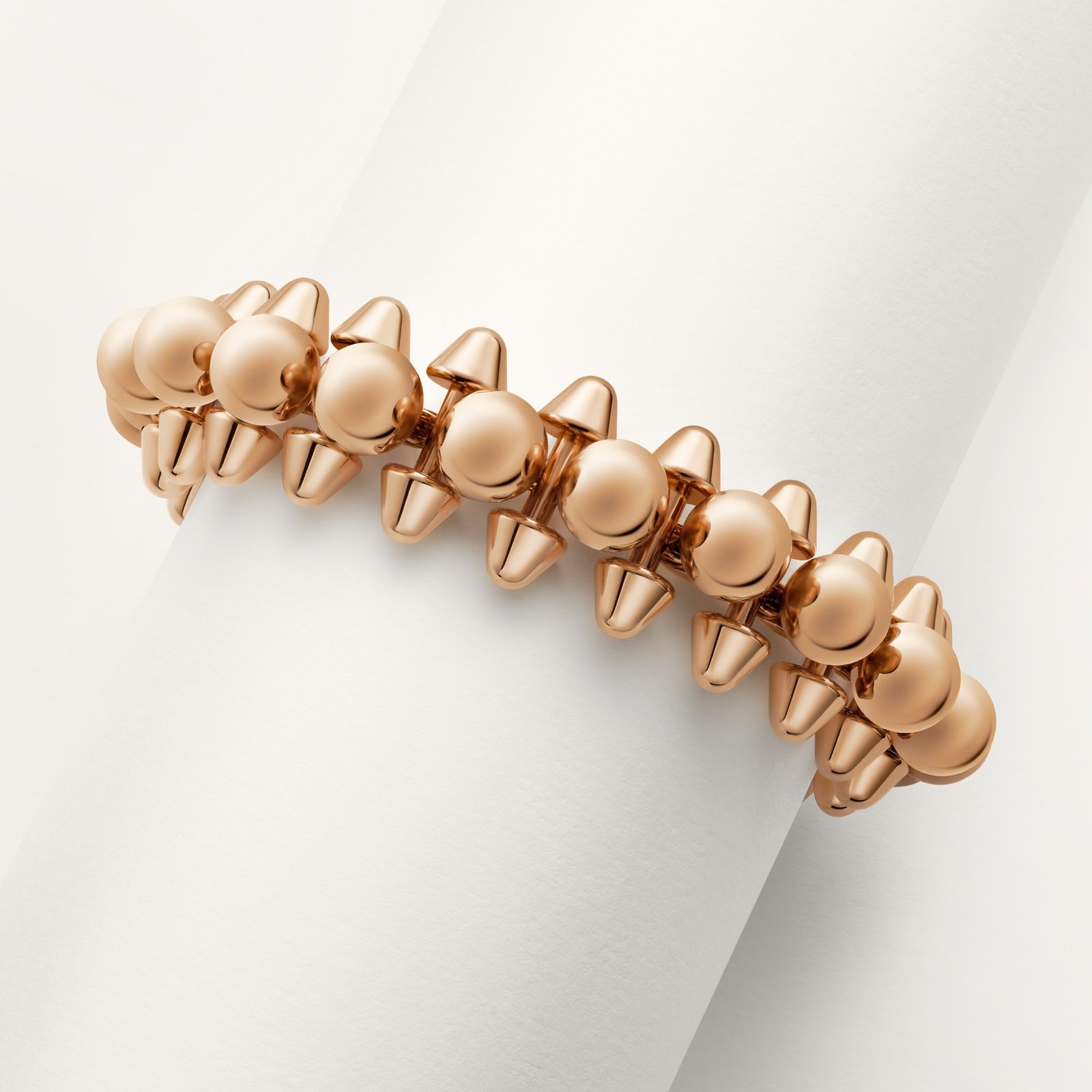 Clash De Cartier Bracelet, Flexible, Extra Large Model (Rose Gold)