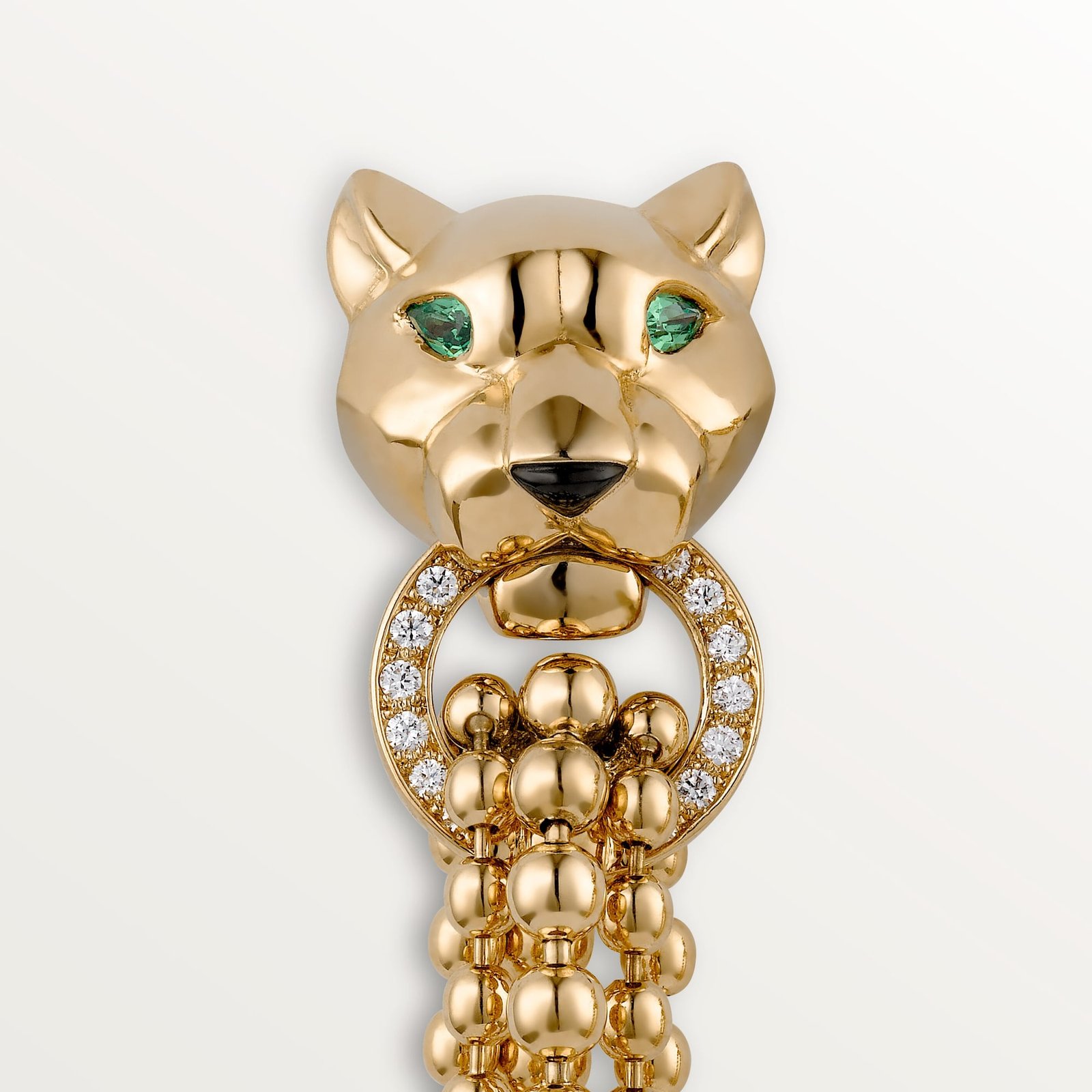 Panthère De Cartier Earrings (Yellow Gold)