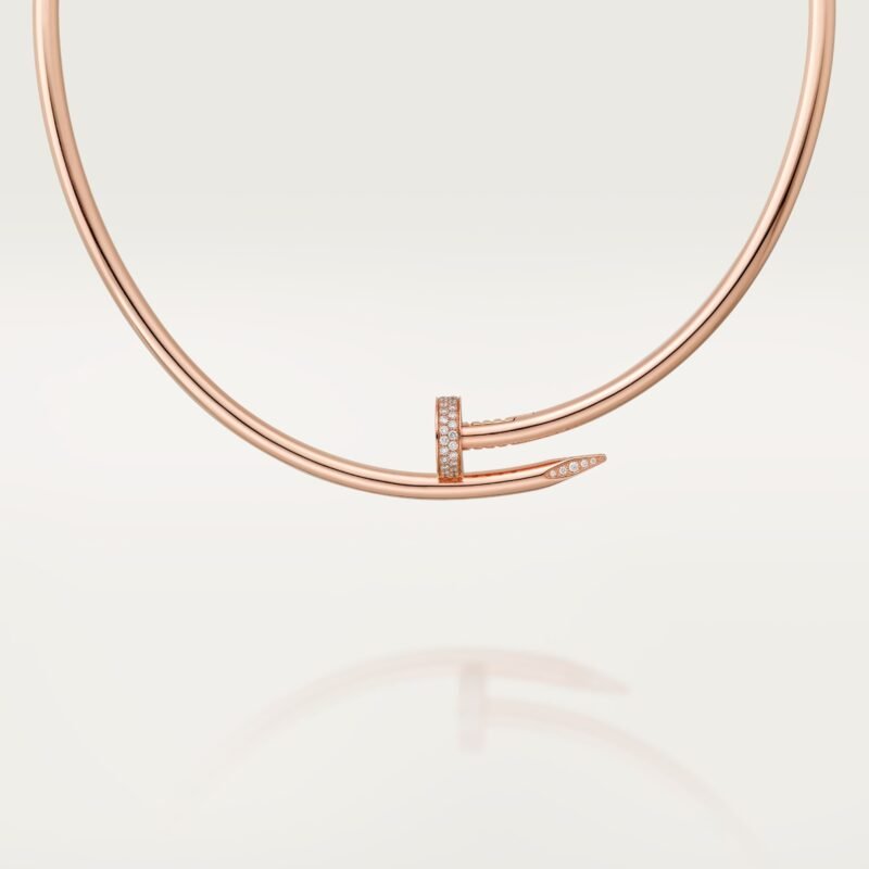 Juste Un Clou Torque Necklace, Classic Model (Rose Gold)