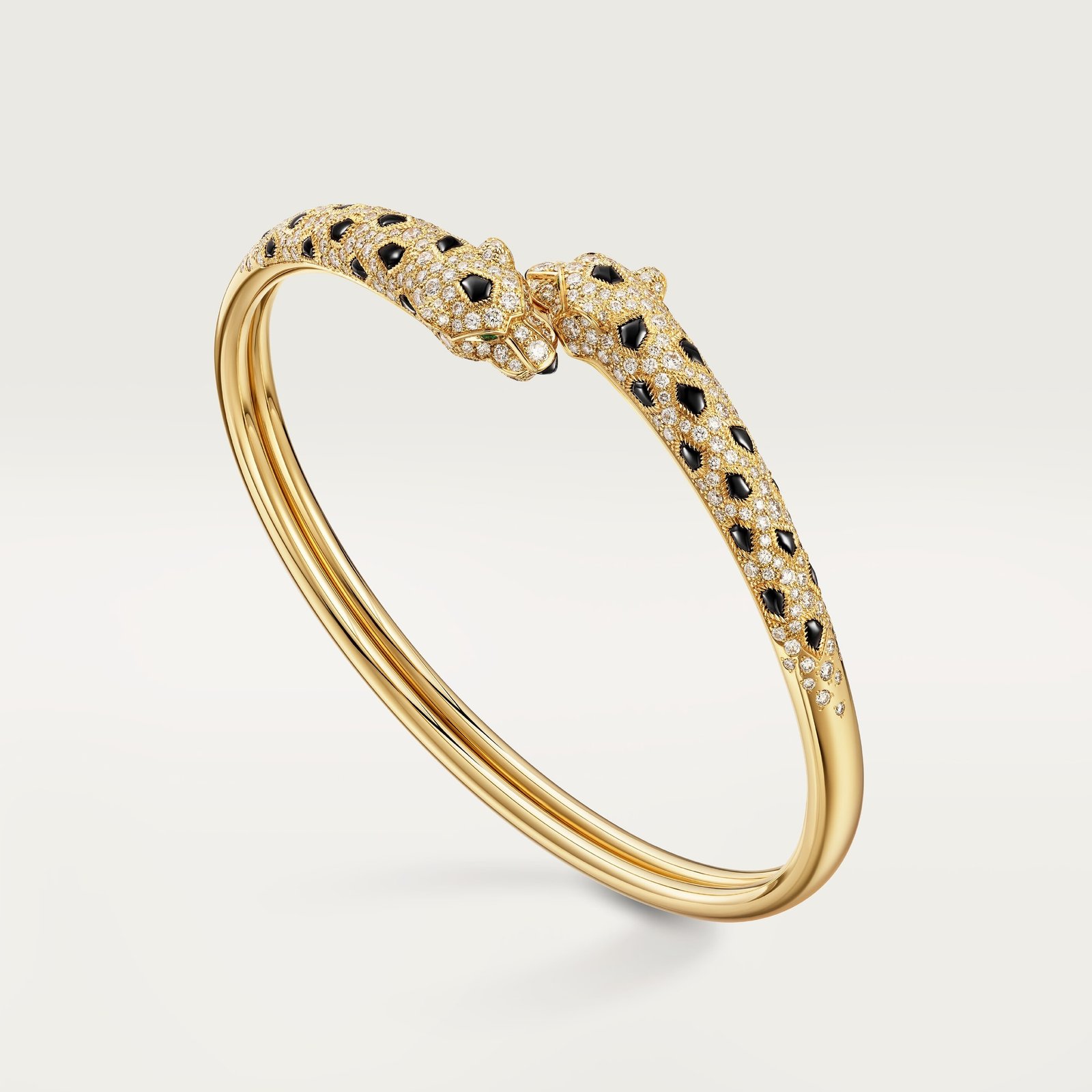 Panthère De Cartier Bracelet, Small Model, Half Paved