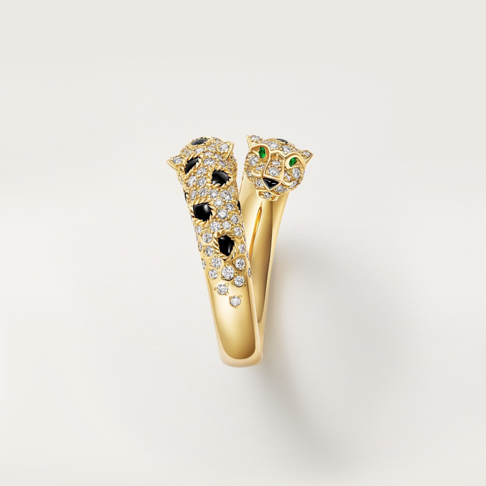 Panthère De Cartier Ring, Semi Paved