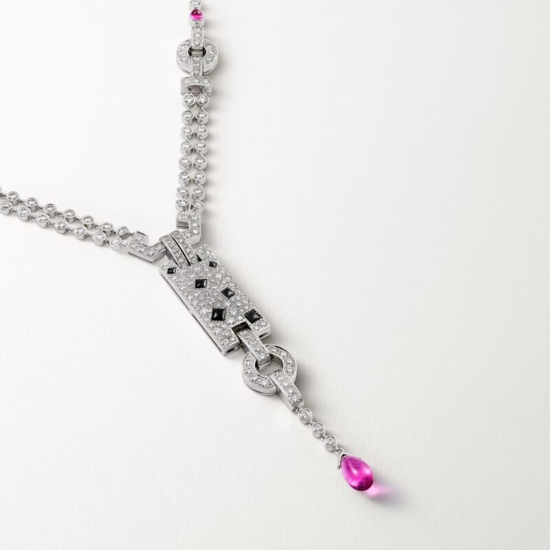 Panthère de Cartier Necklace, Rubellite, Paved