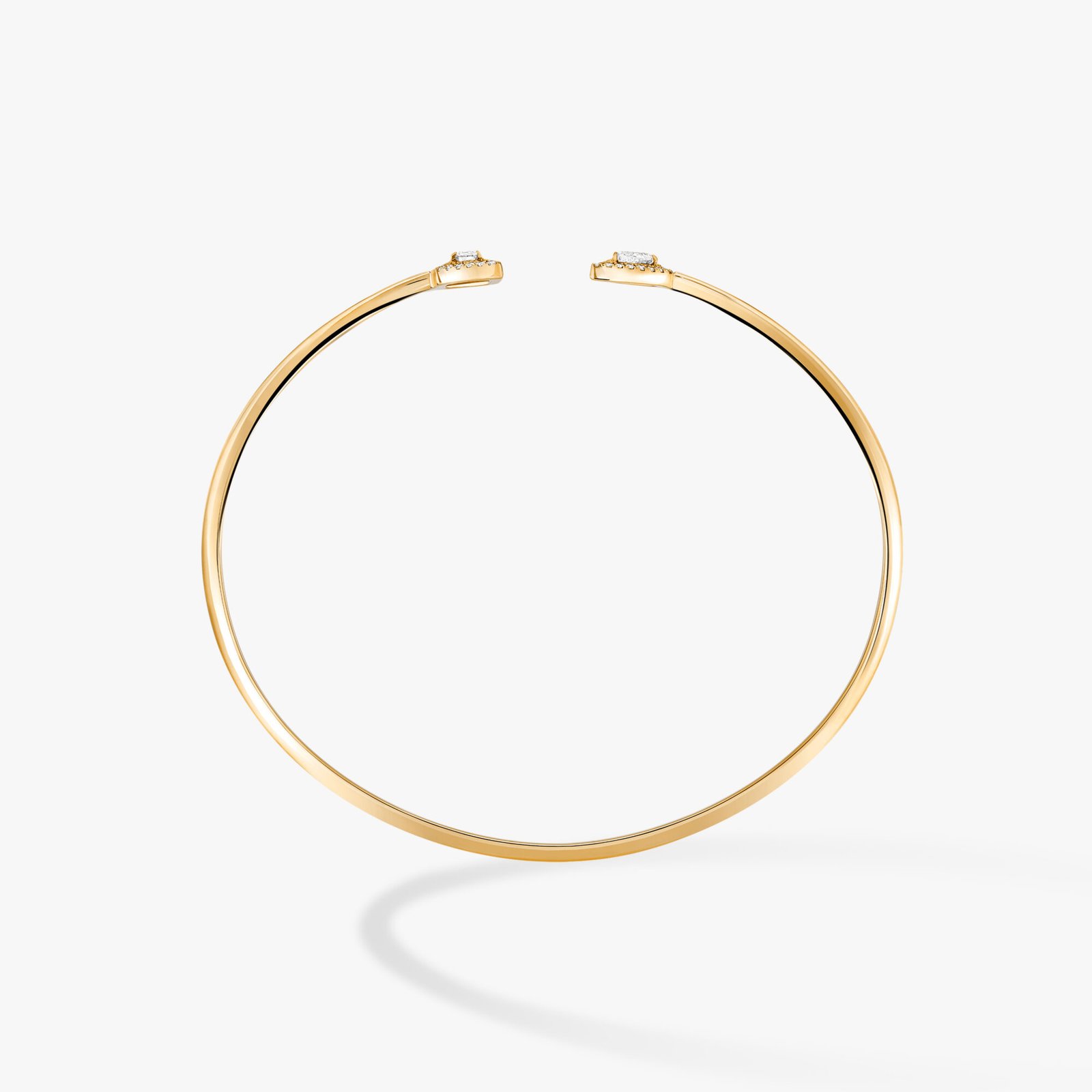 My Twin Toi & Moi Thin Bangle 0.15ct x2