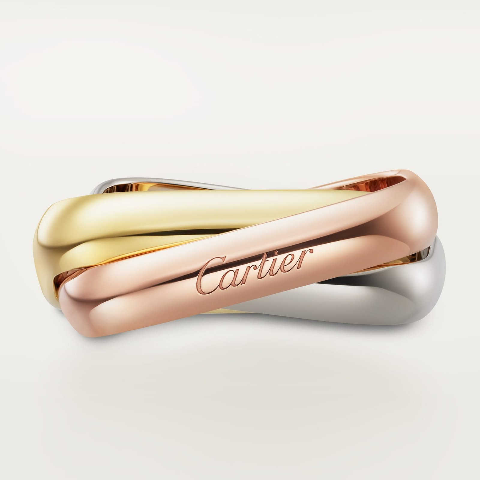Trinity Ring, Cushion Shaped, Classic Model