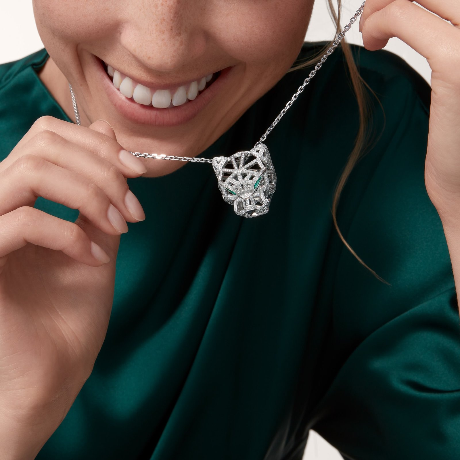 Panthère de Cartier Necklace, Paved