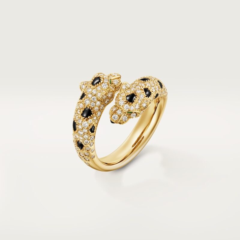 Panthère De Cartier Ring, Semi Paved