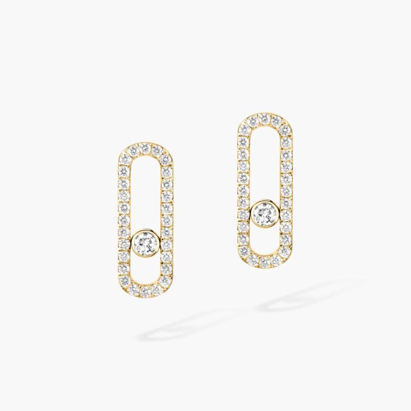 Move Uno Diamond Pavé Earrings