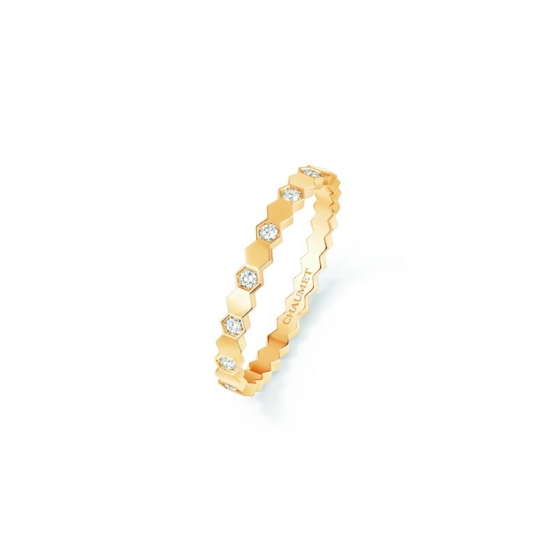 Bee De Chaumet Semi Pavé Ring Slim Model