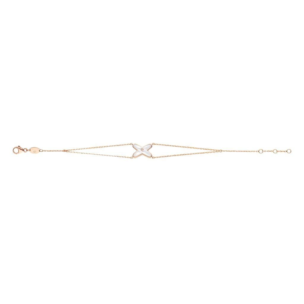 Jeux De Liens Stone & Diamond Bracelet (Rose Gold)