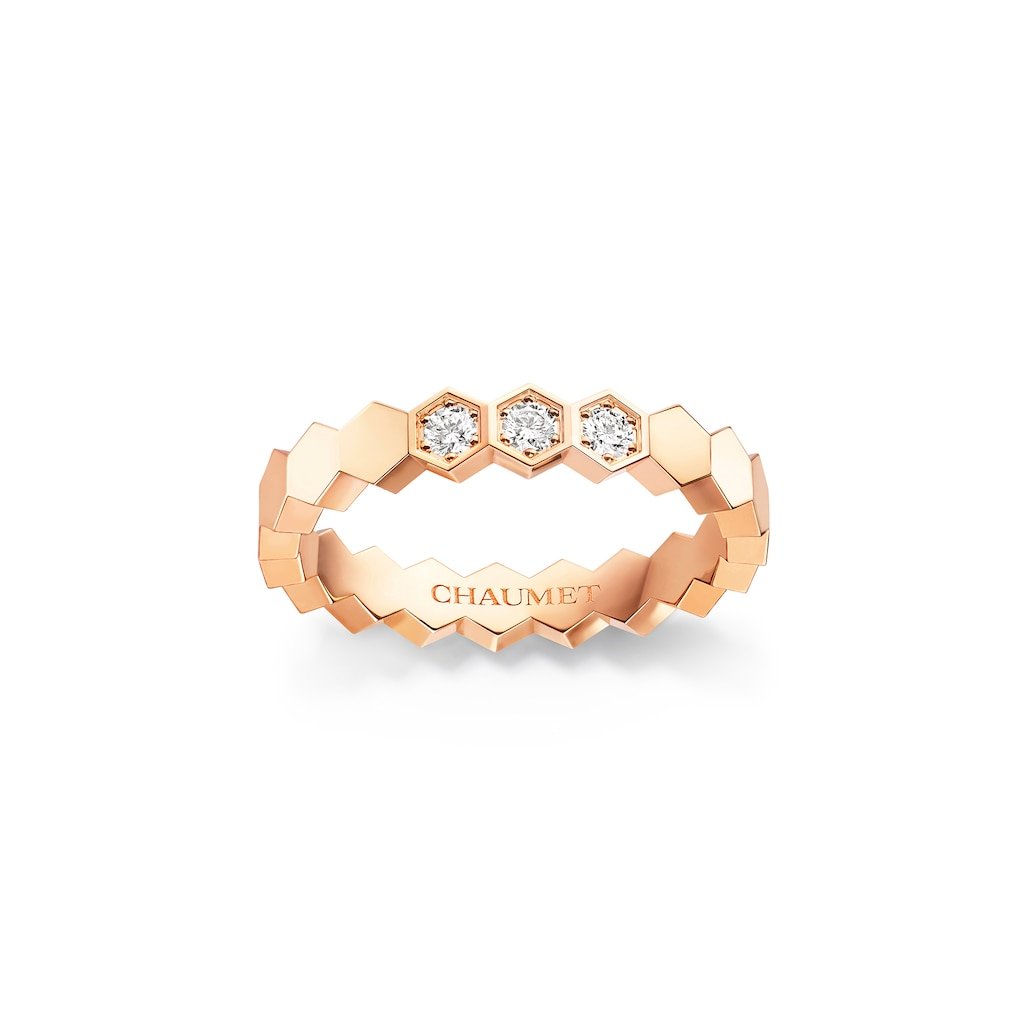 Bee De Chaumet 3 Diamond Ring Medium Model
