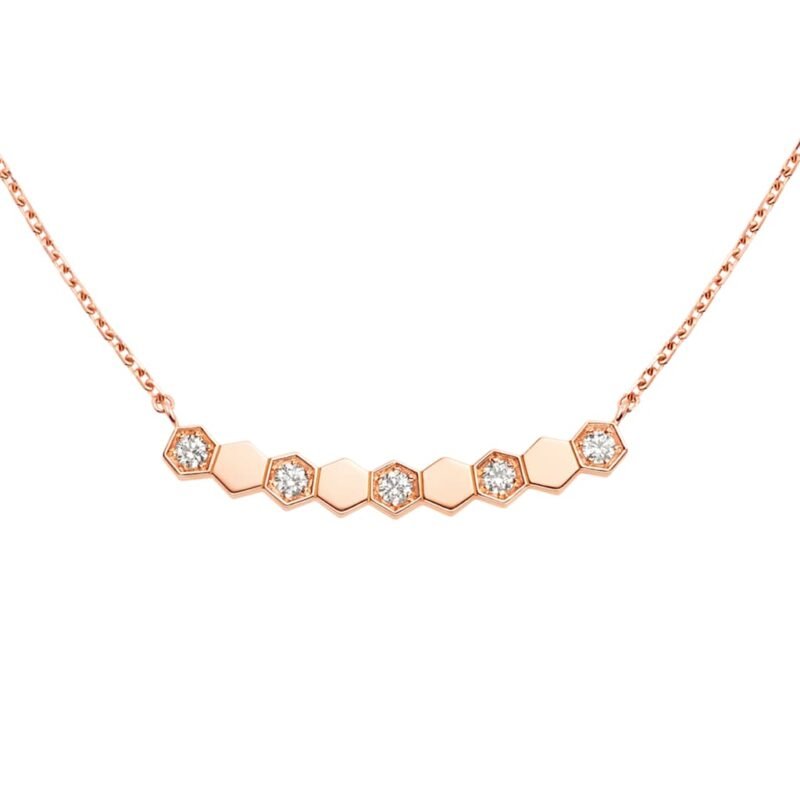 Bee De Chaumet Semi Pavé Pendant