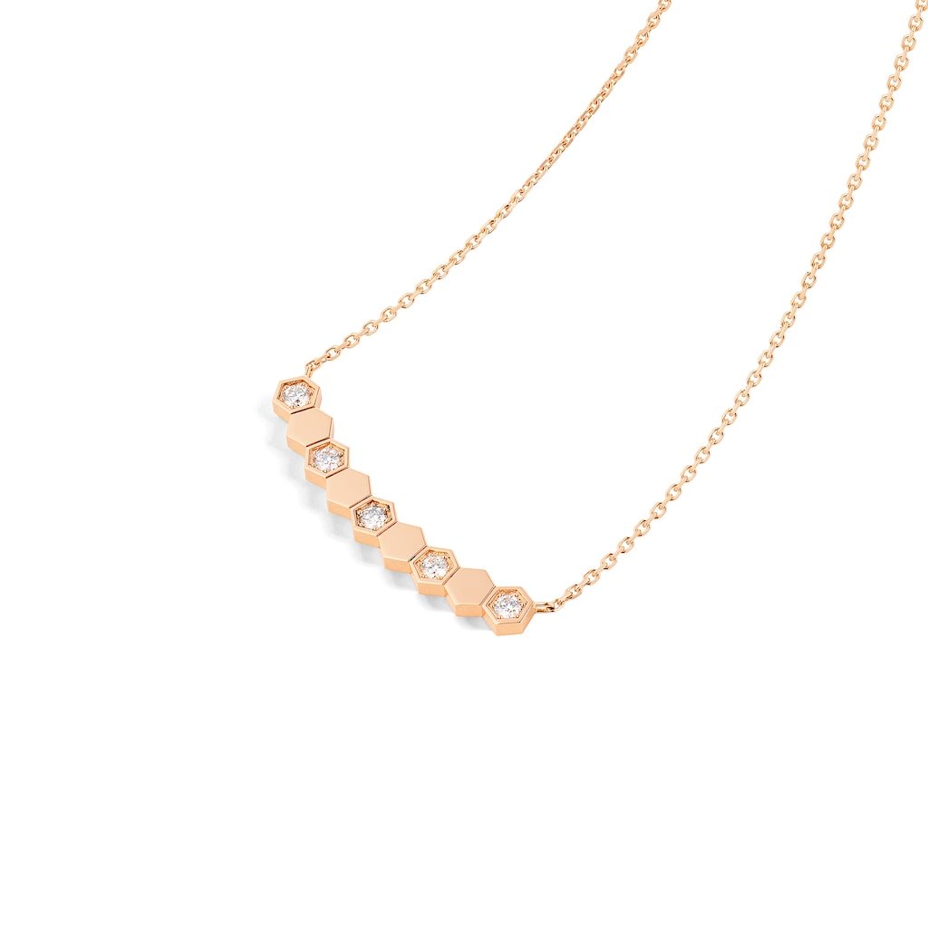 Bee De Chaumet Semi Pavé Pendant