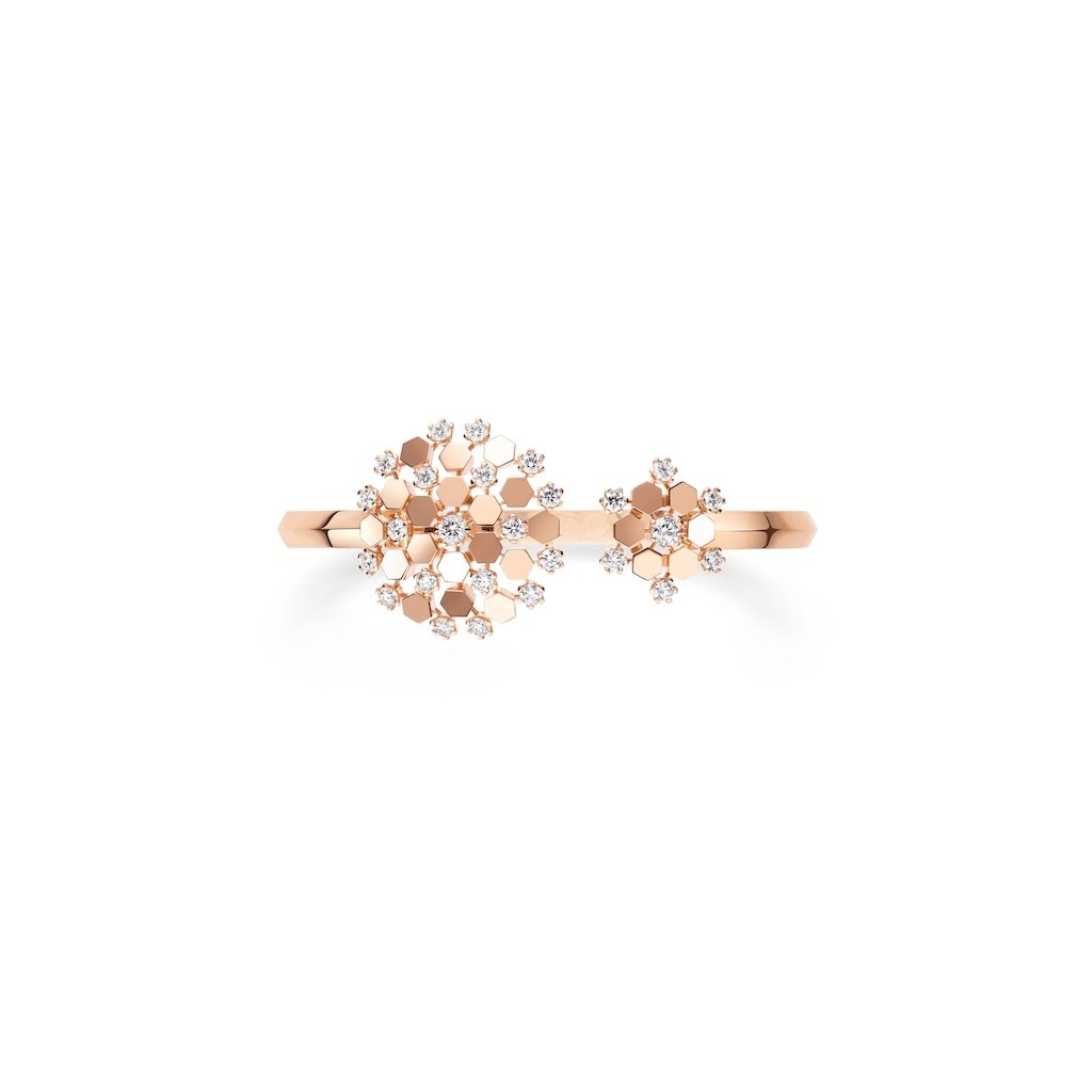 Bee De Chaumet Pavé Bracelet (Rose Gold)
