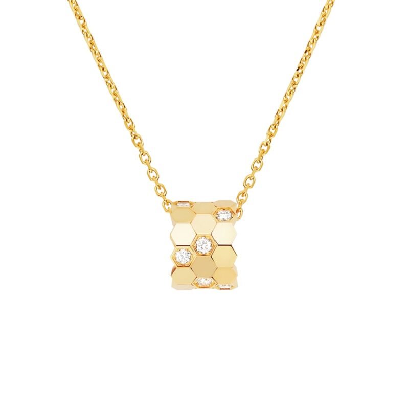 Bee De Chaumet Semi Pavé Pendant Small Model
