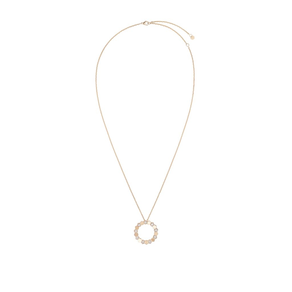 Bee De Chaumet Semi Pavé Pendant Medium Model (Rose Gold)