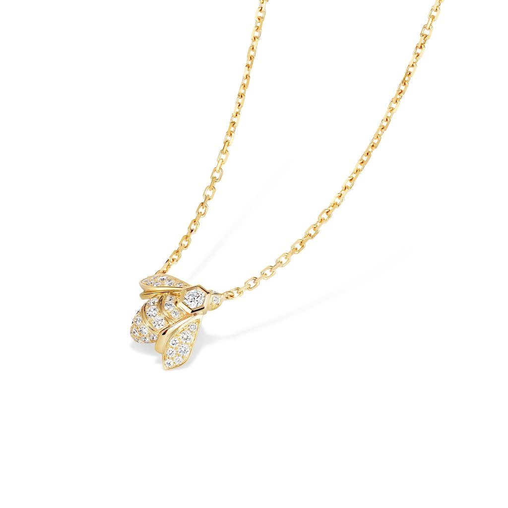 Bee De Chaumet Pavé Pendant (Yellow Gold)