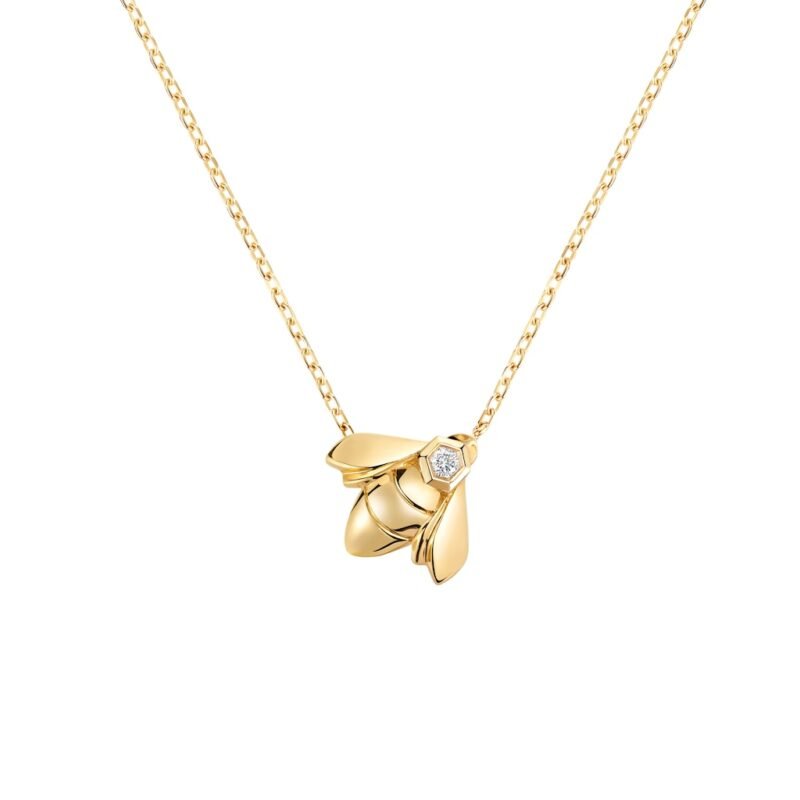 Bee De Chaumet Diamond Pendant (Yellow Gold)