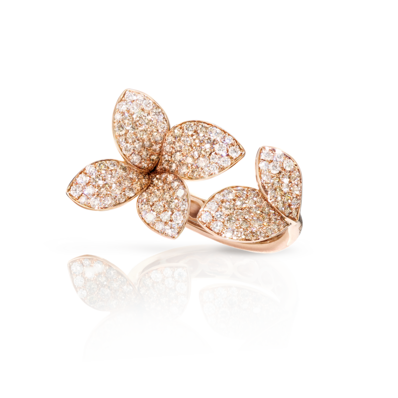 Giardini Segreti Six Leaves Small Flower Ring