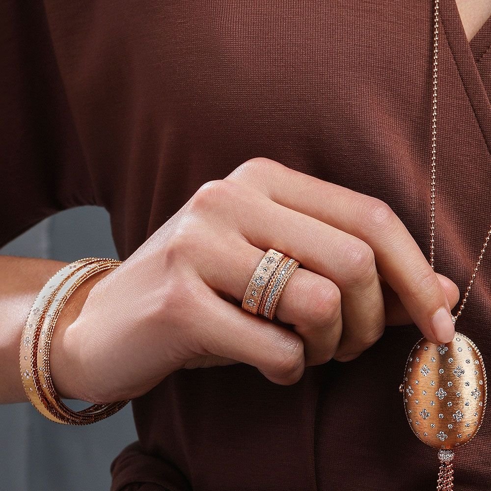 Princess Diamond Ring Thin Round Version