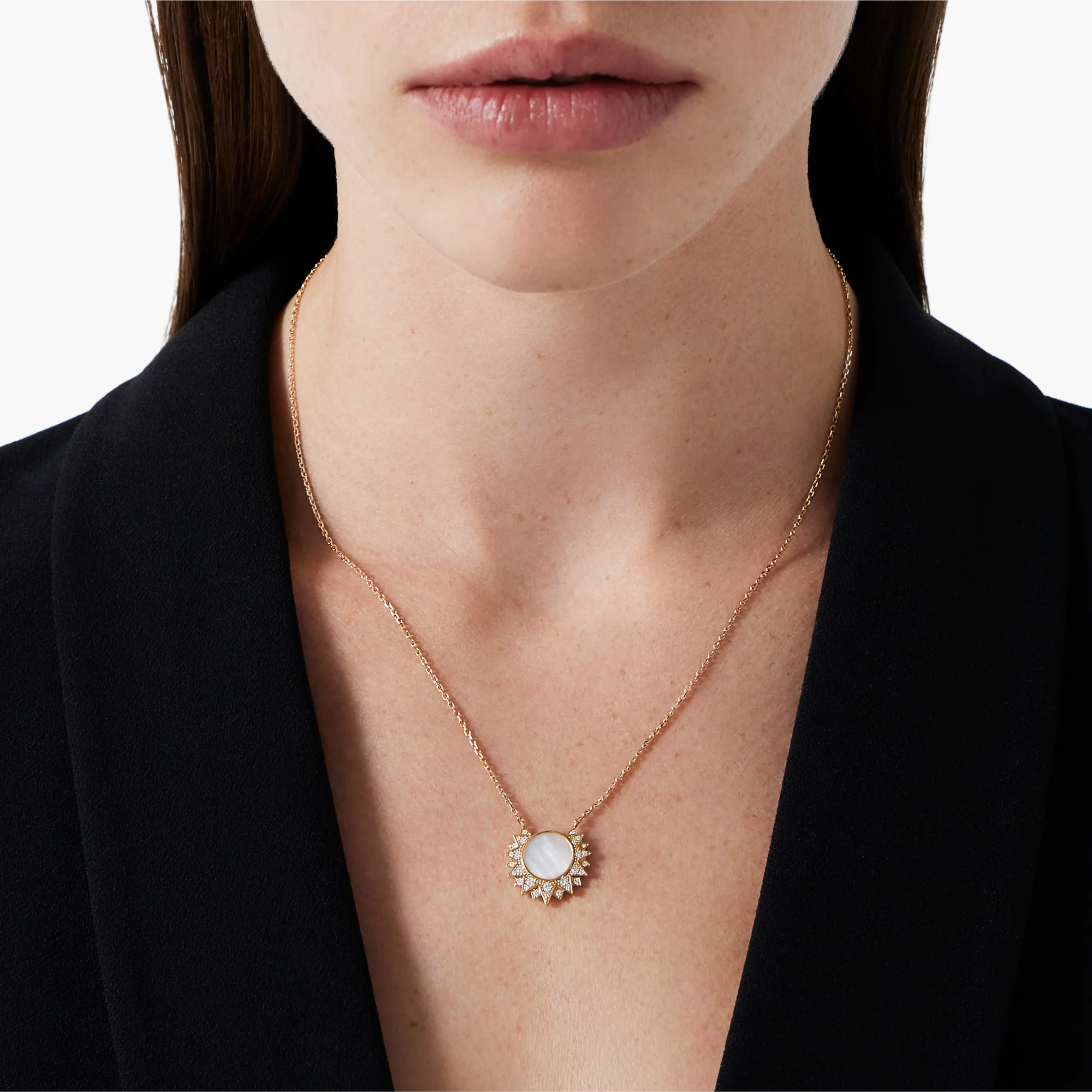Sunlight Pendant with Stone