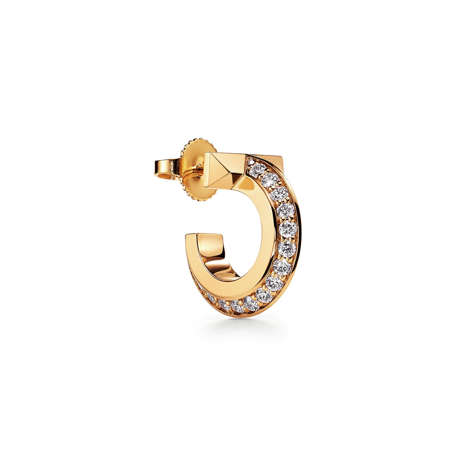 Tiffany T T1 Hoop Earrings with Diamonds