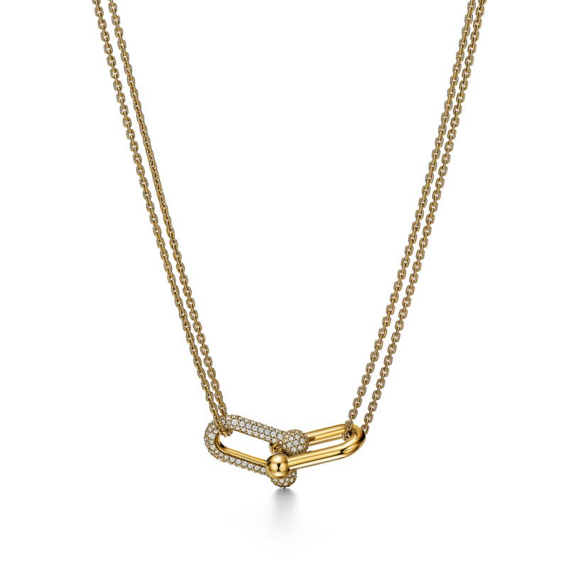HardWear Large Double Link Pendant Pavé Diamonds