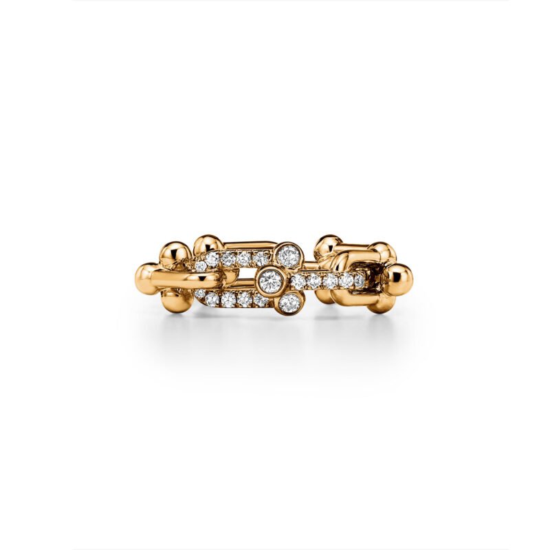 HardWear Small Link Ring with Diamonds