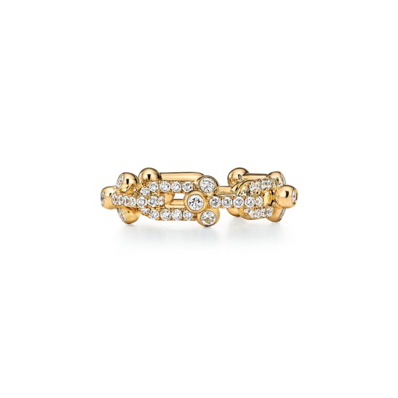HardWear Small Link Ring with Diamonds