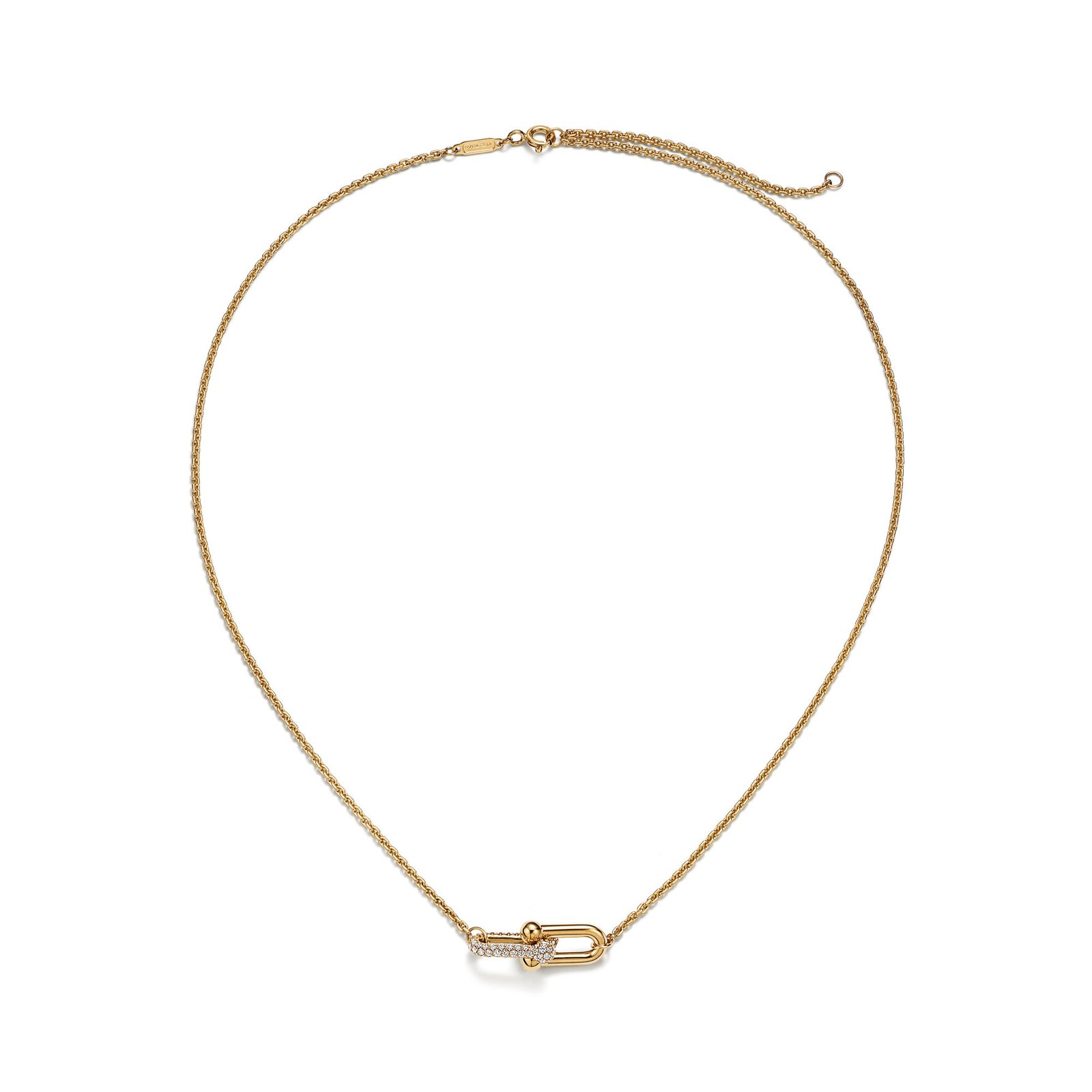 HardWear Double Link Pendant with Diamonds