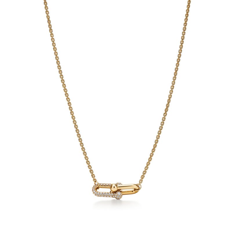 HardWear Double Link Pendant with Diamonds