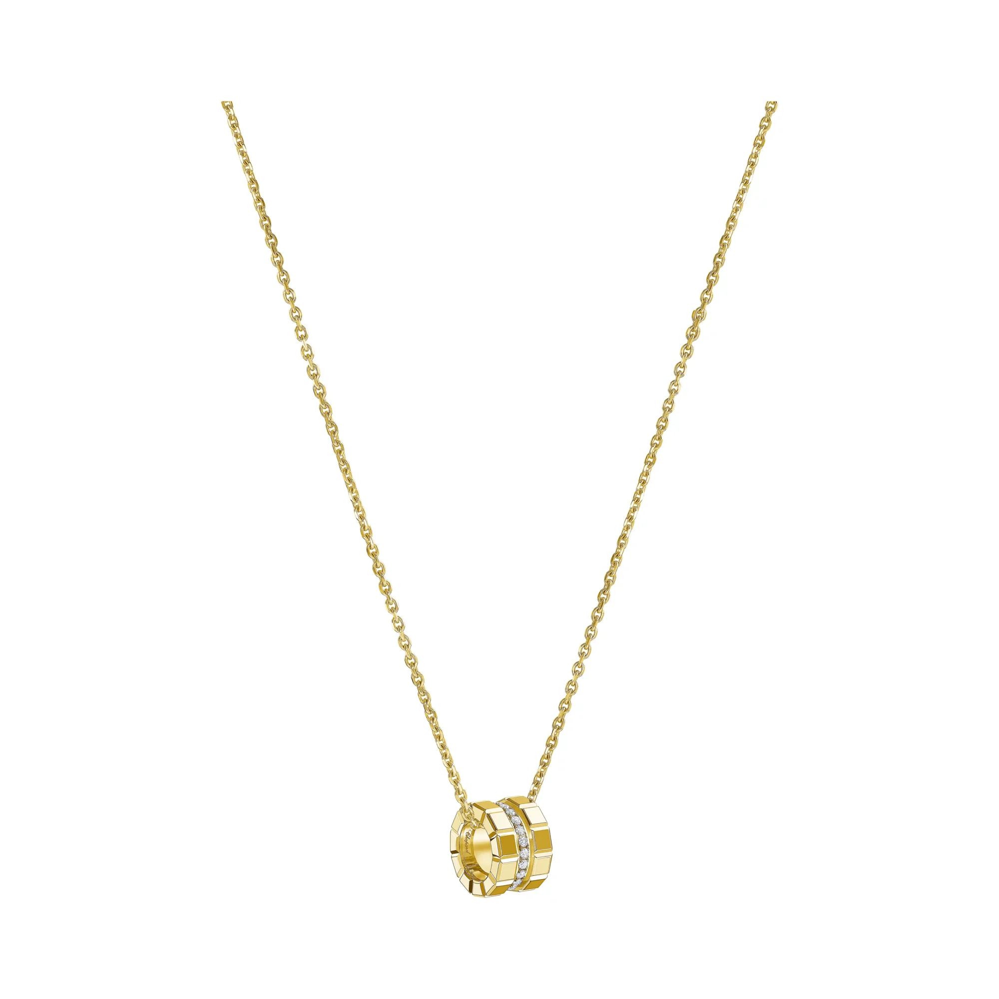 Ice Cube Pendant With Diamonds