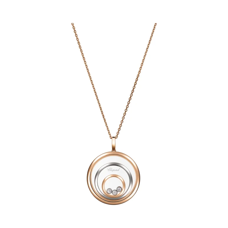 Happy Spirit Pendant 3 Diamond (Rose Gold)