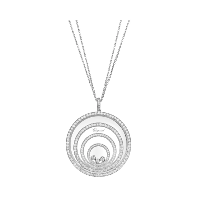 Happy Spirit Set Diamonds Pendant 3 Diamond (White Gold)